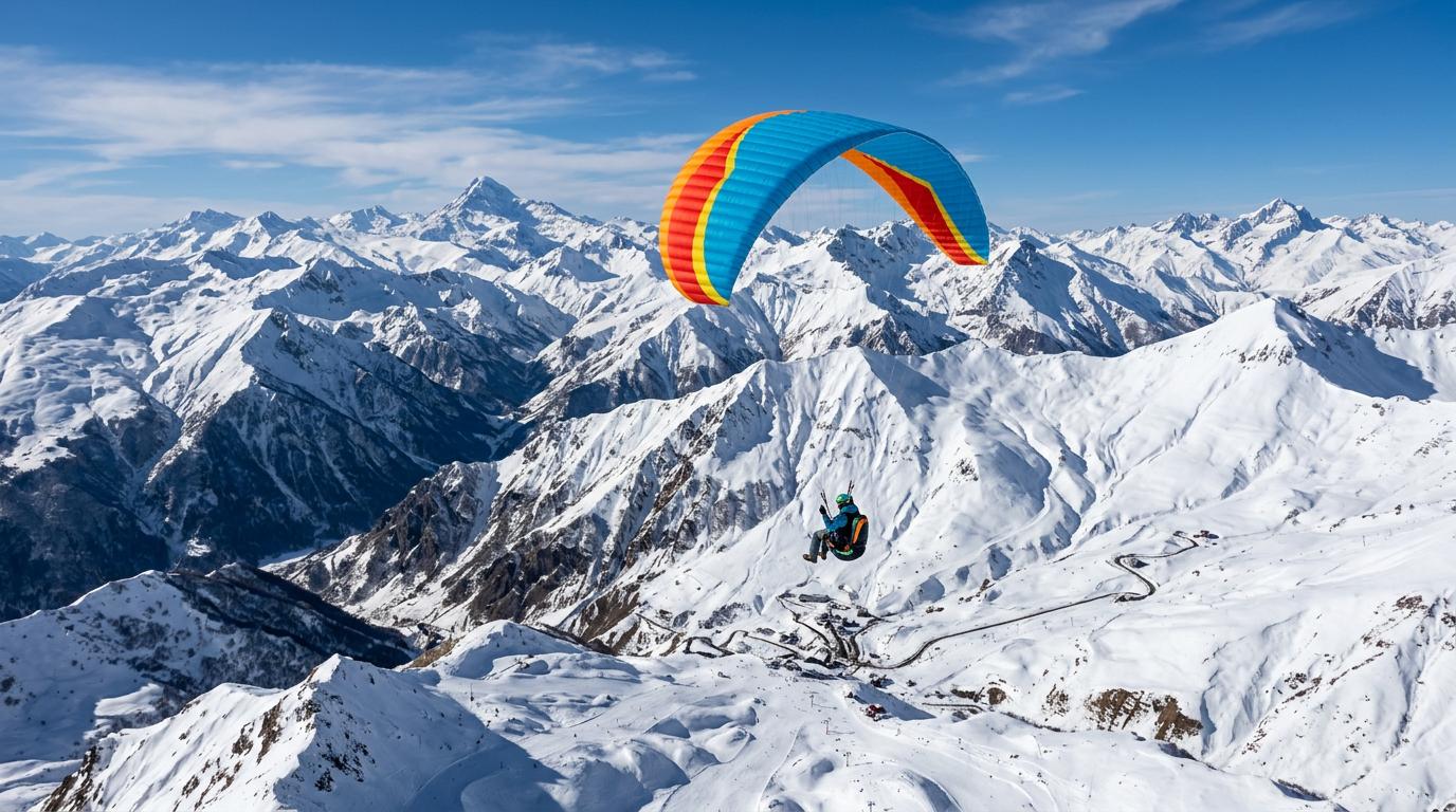Paragliding in Gudauri 2